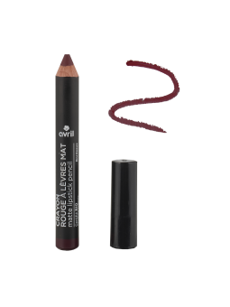 Crayon Rouge à Lèvre Mat Bordeau Bio 2 GR
