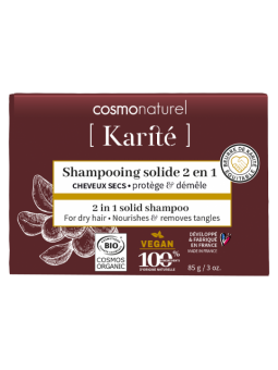 Shampoing Solide 2 en 1 BIO Cheveux Secs 85 GR