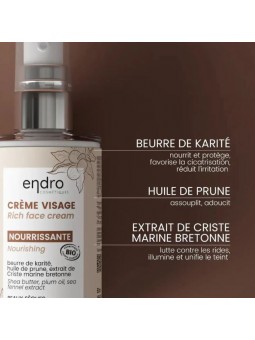 Crème riche mais non grasse, pénètre rapidement