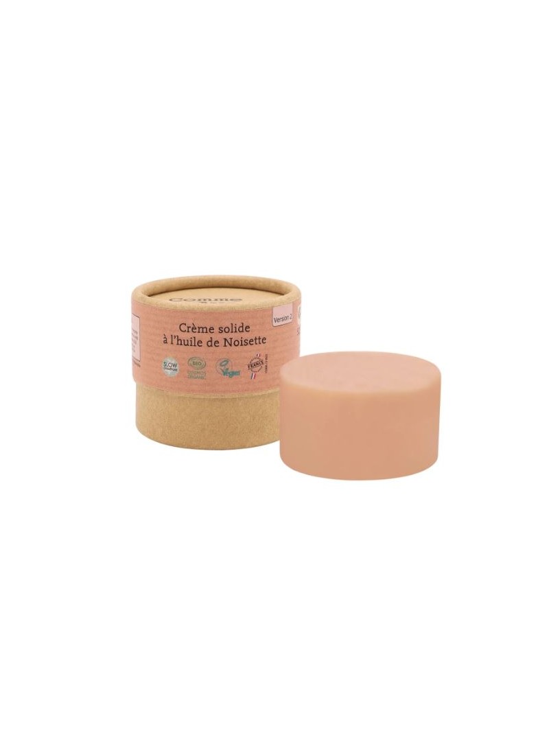 crème solide huile de noisette