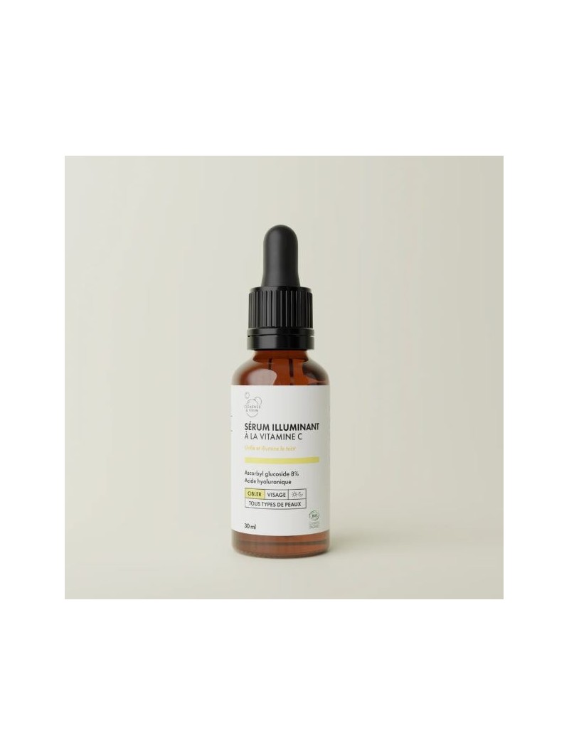 Flacon 30 ml – Sérum illuminant à la vitamine C Clémence & Vivien