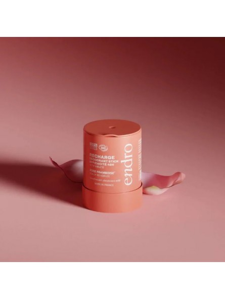 Recharge Déodorant Stick Endro Rose-Framboise – Naturel & Peaux Sensibles Recharge Déodorant Stick Endro Rose-Framboise – Naturel & Peaux Sensibles